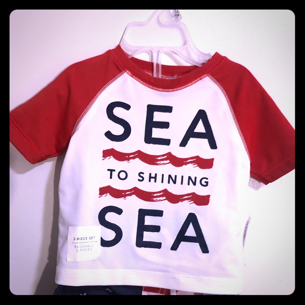 Boys Swim Wear Set. 6-12M